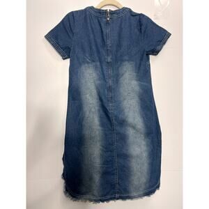 MIDA Jean Dress w pockets SIZE Medium, Boho, Cottagecore chic, outgoing, minimal